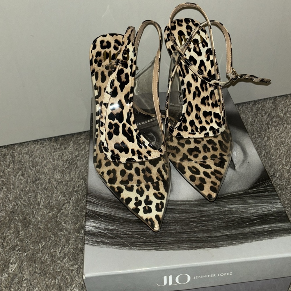 JLO sling back pumps